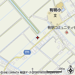 福岡県柳川市大和町皿垣開897周辺の地図