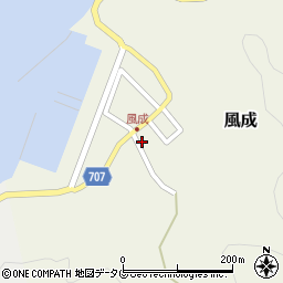 大分県臼杵市風成598周辺の地図