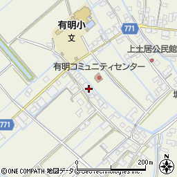 福岡県柳川市大和町皿垣開592周辺の地図