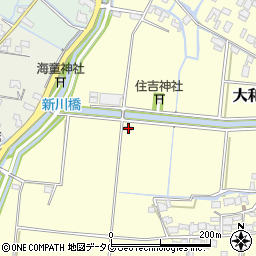 福岡県柳川市大和町中島2144周辺の地図