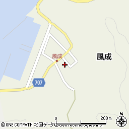 大分県臼杵市風成599-1周辺の地図
