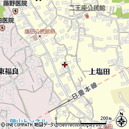 大分県臼杵市二王座99周辺の地図