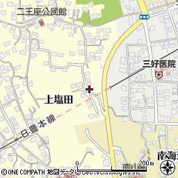 大分県臼杵市二王座357周辺の地図