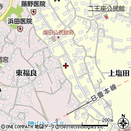 大分県臼杵市二王座5周辺の地図