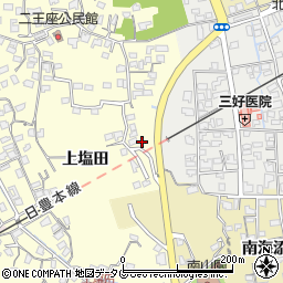 大分県臼杵市二王座360周辺の地図