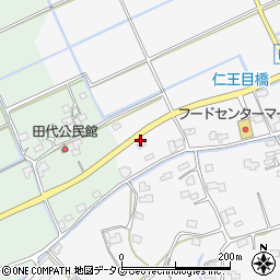 福岡県みやま市高田町田尻1456周辺の地図