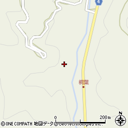 福岡県八女市立花町白木4866周辺の地図