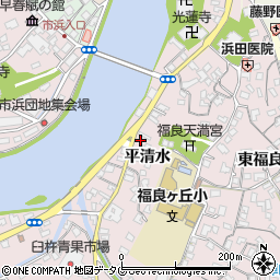 大分県臼杵市平清水220周辺の地図