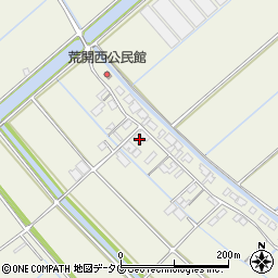 福岡県柳川市大和町皿垣開1612周辺の地図
