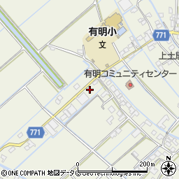 福岡県柳川市大和町皿垣開907周辺の地図