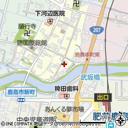 佐賀県鹿島市本町64周辺の地図