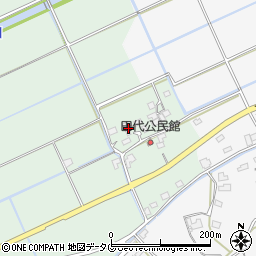 福岡県みやま市高田町岩津1177周辺の地図