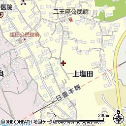 大分県臼杵市二王座305周辺の地図