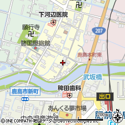 佐賀県鹿島市本町66周辺の地図