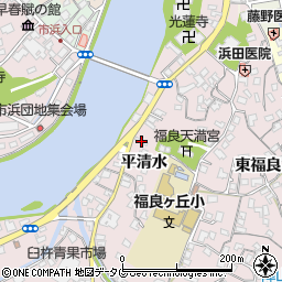 大分県臼杵市平清水219周辺の地図