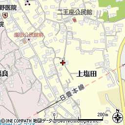 大分県臼杵市二王座306周辺の地図