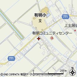 福岡県柳川市大和町皿垣開906周辺の地図