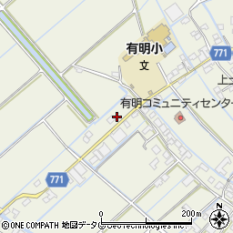 福岡県柳川市大和町皿垣開899周辺の地図