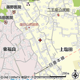 大分県臼杵市二王座88周辺の地図