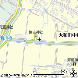 福岡県柳川市大和町中島2048周辺の地図