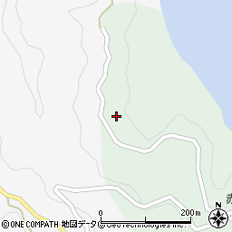 長崎県南松浦郡新上五島町立串郷1965周辺の地図