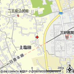 大分県臼杵市二王座355周辺の地図