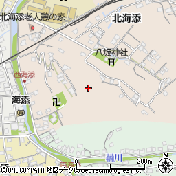 大分県臼杵市海添周辺の地図
