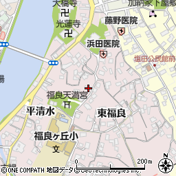 大分県臼杵市平清水185周辺の地図