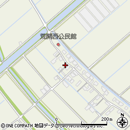 福岡県柳川市大和町皿垣開1407周辺の地図
