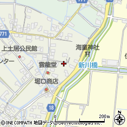 福岡県柳川市大和町皿垣開396周辺の地図