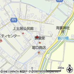 福岡県柳川市大和町皿垣開389周辺の地図