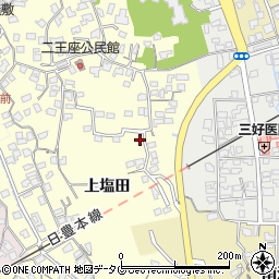 大分県臼杵市二王座261周辺の地図