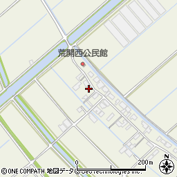 福岡県柳川市大和町皿垣開1408周辺の地図