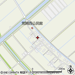 福岡県柳川市大和町皿垣開1433周辺の地図
