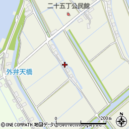 福岡県柳川市大和町皿垣開2147周辺の地図