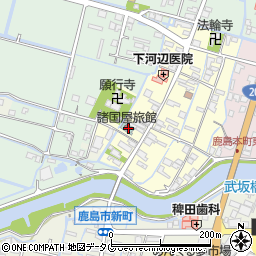 佐賀県鹿島市本町161周辺の地図