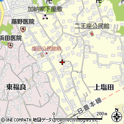 大分県臼杵市二王座81周辺の地図