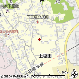 大分県臼杵市二王座279周辺の地図