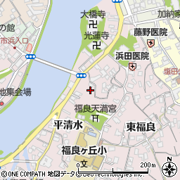 大分県臼杵市平清水170周辺の地図