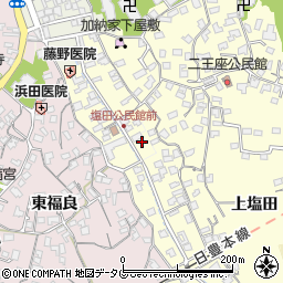 大分県臼杵市二王座73周辺の地図
