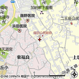 大分県臼杵市二王座13周辺の地図