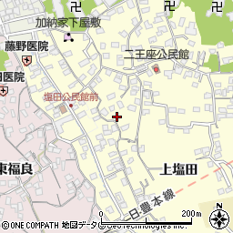 大分県臼杵市二王座111周辺の地図