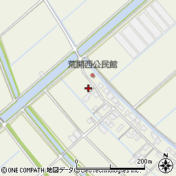 福岡県柳川市大和町皿垣開1414周辺の地図