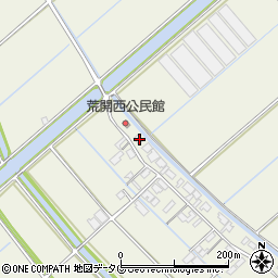 福岡県柳川市大和町皿垣開1430周辺の地図