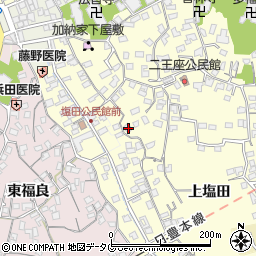 大分県臼杵市二王座114周辺の地図