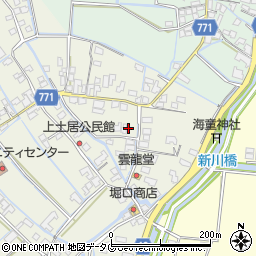 福岡県柳川市大和町皿垣開374周辺の地図