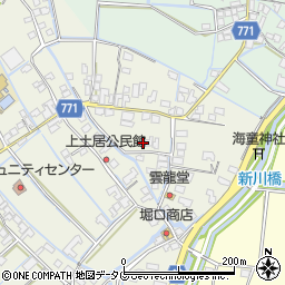 福岡県柳川市大和町皿垣開370周辺の地図