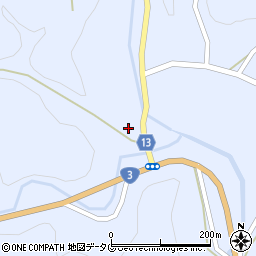 熊本県山鹿市鹿北町岩野2977周辺の地図