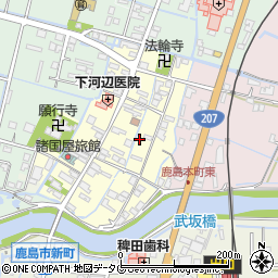 佐賀県鹿島市本町51周辺の地図