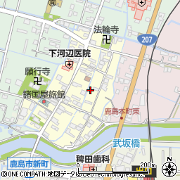 佐賀県鹿島市本町51周辺の地図